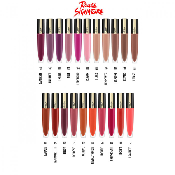 ROUGE SIGNATURE LIQUID LIPSTICK 131-I CHANGE 7 ML