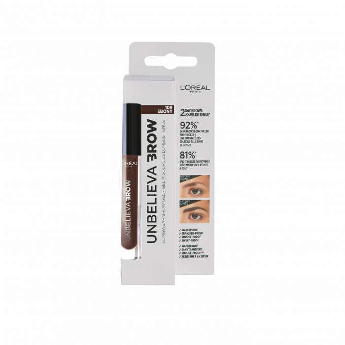 UNBELIEVA BROW GEL 109-EBONY