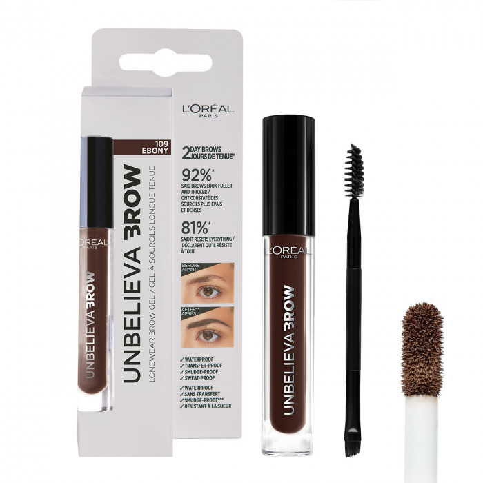 UNBELIEVA BROW GEL 109-EBONY