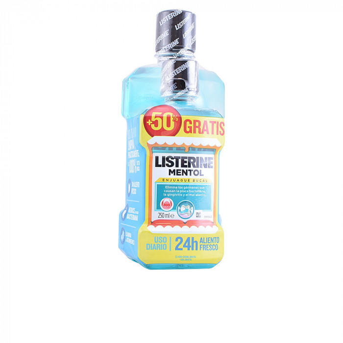 LISTERINE MENTOL 500+250 ML.