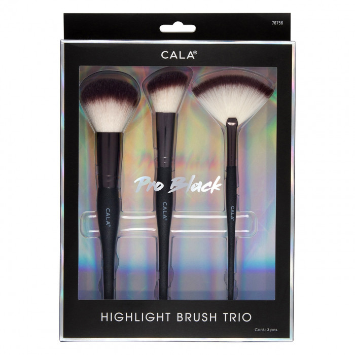 PRO BLACK HIGHLIGHT BRUSH TRIO