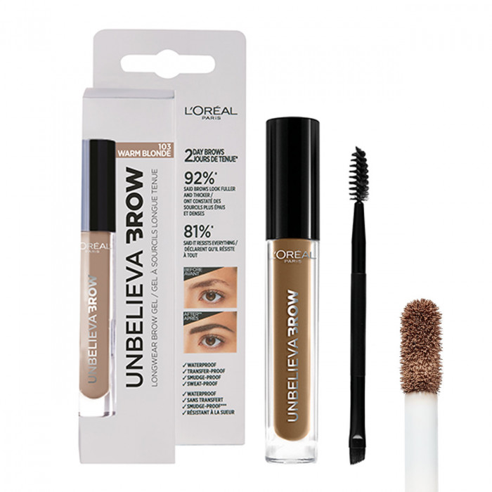 UNBELIEVA BROW GEL 103-WARM BLONDE