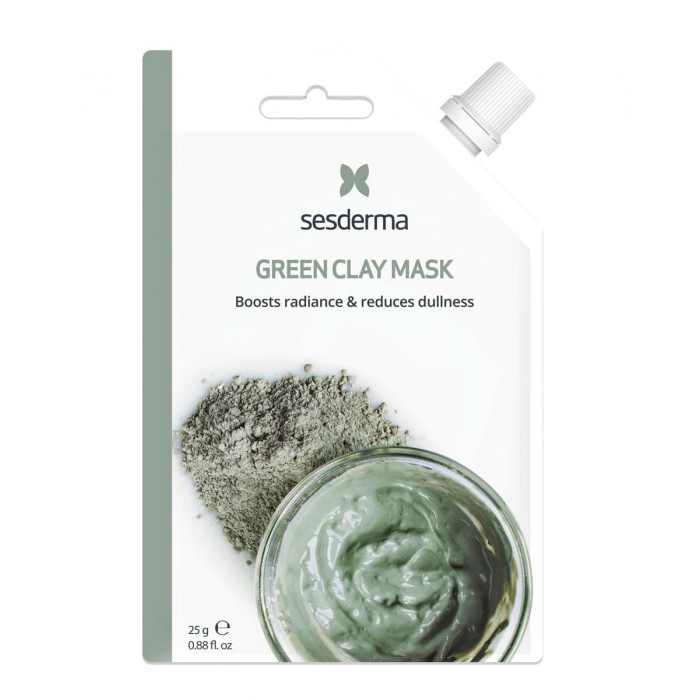 BEAUTY TREATS GREEN CLAY MASK - 25 ML.