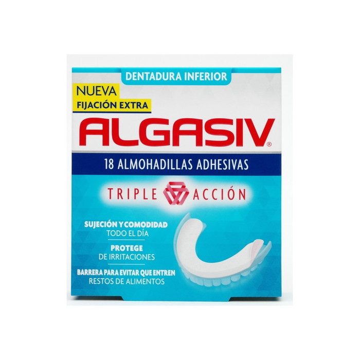 ALGASIV INFERIOR ALMOHADILLAS ADHESIVAS 18 UDS