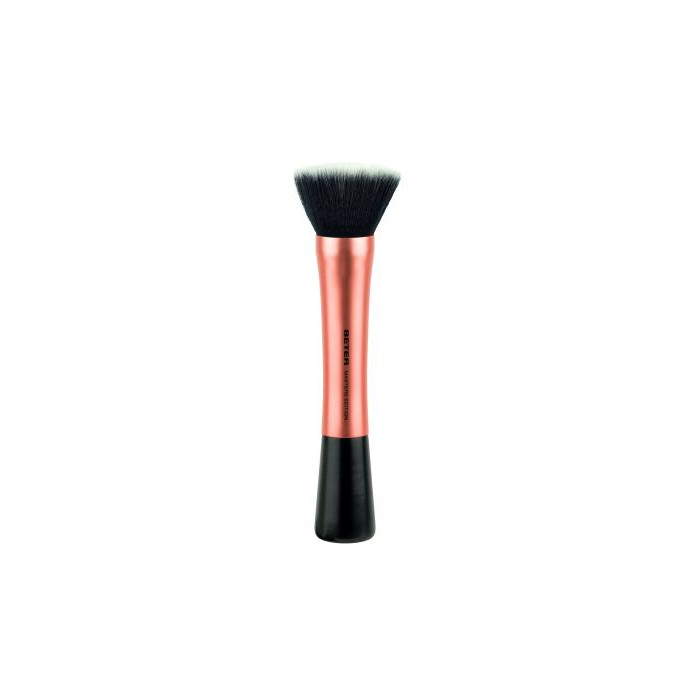 BROCHA FLAT TOP KABUKI DE MAQUILLAJE FLUIDO, PELO SINTETICO