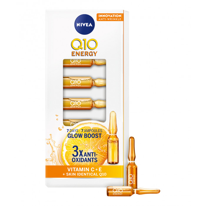 NIVEA VISAGE AMPOLLAS Q10 7UNI