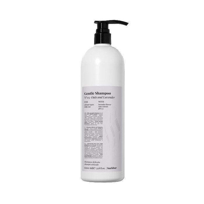 BACK BAR GENTLE SHAMPOO Nº03-OATS&LAVENDER 1000 ML