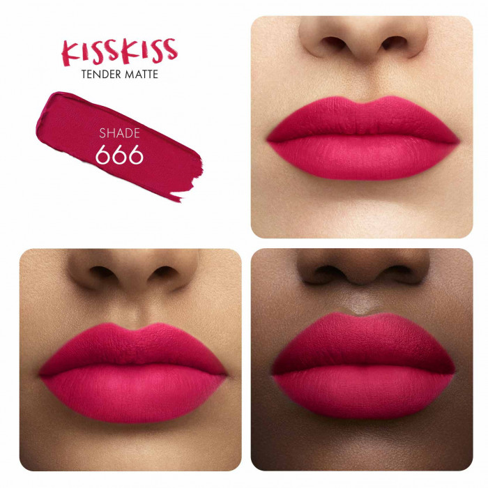 GUERLAIN KISS KISS BARRA DE LABIOS 666 LUCKY PINK 1UN