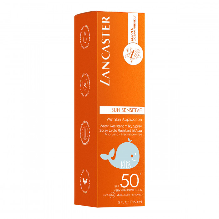 LANCASTER SUN SENSITIVE WET SKIN SPF50 150ML