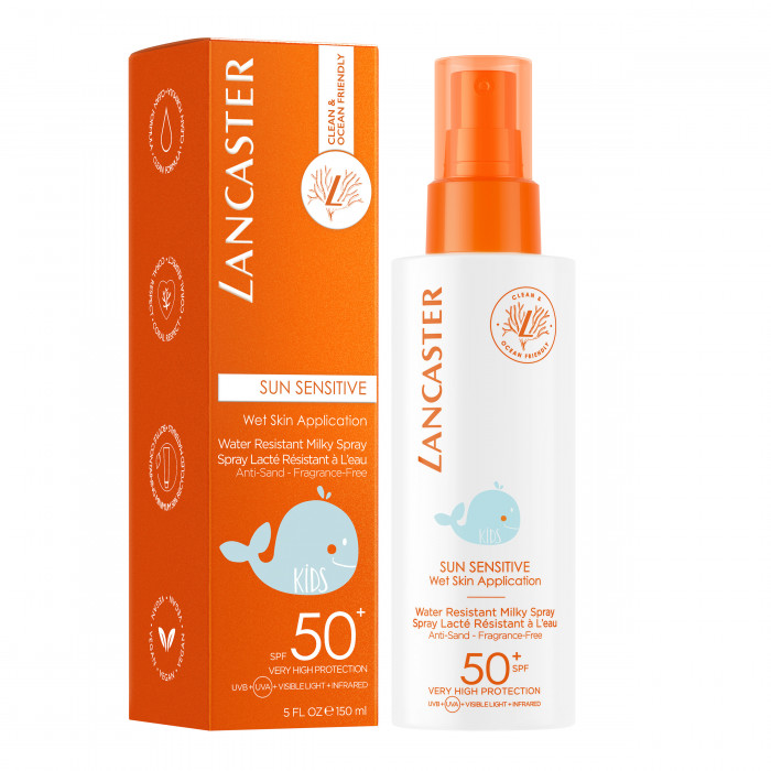 LANCASTER SUN SENSITIVE WET SKIN SPF50 150ML