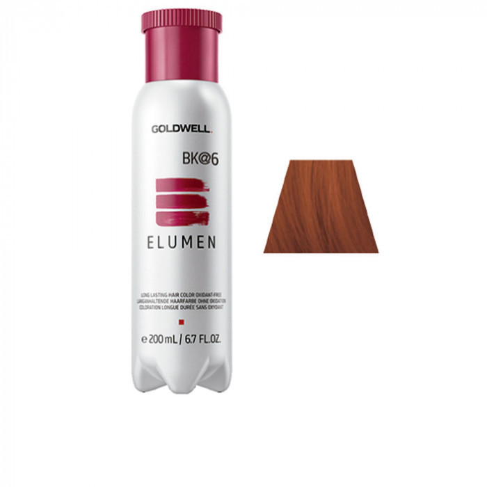 ELUMEN LONG LASTING HAIR COLOR OXIDANT FREE BK@6 200 ML