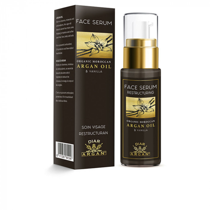 SERUM FACIAL REESTRUCTURANTE DE ARGÁN PURO Y VAINILLA 30 ML