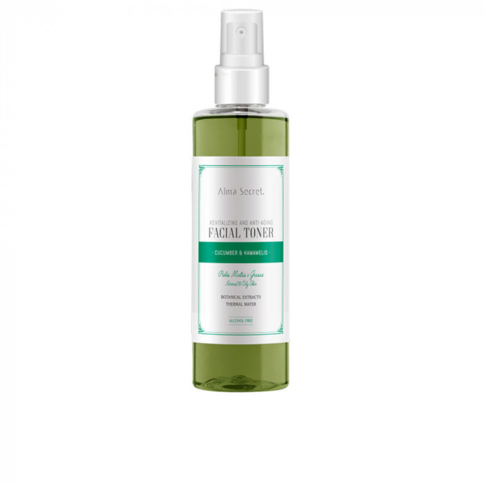 FACIAL TONER REVITALIZANTE Y ANTIEDAD CON PEPINO & HAMMAMELIS 200 ML