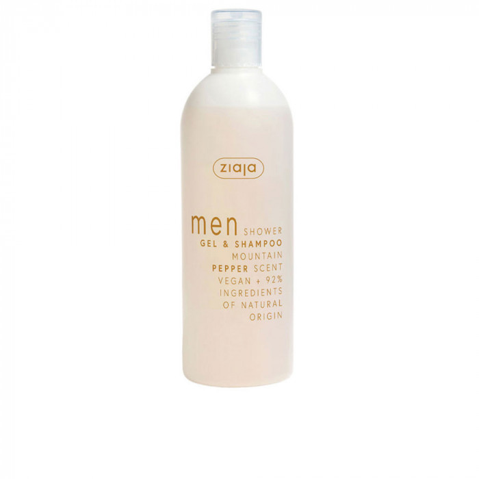 MEN GEL DE DUCHA Y CHAMPÚ MOUNTAIN PEPPER 400 ML