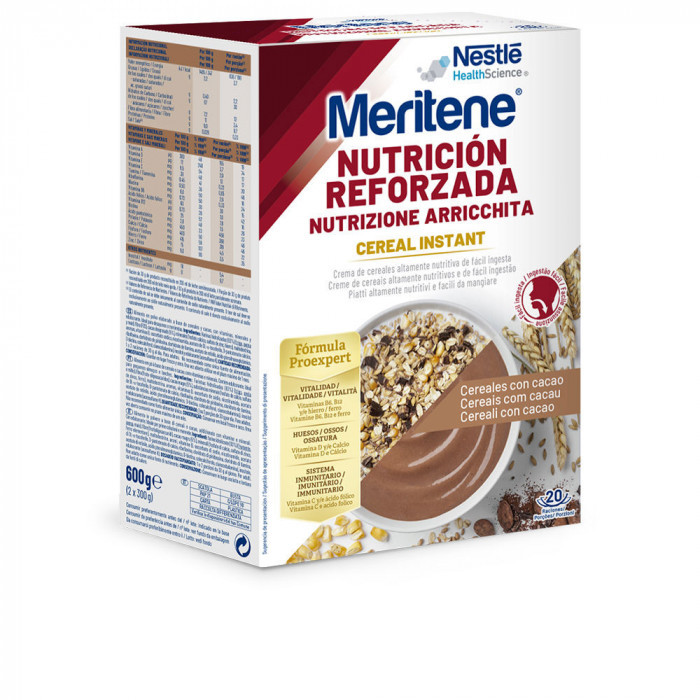 MERITENE CEREAL INSTANT CACAO CAJA 600G