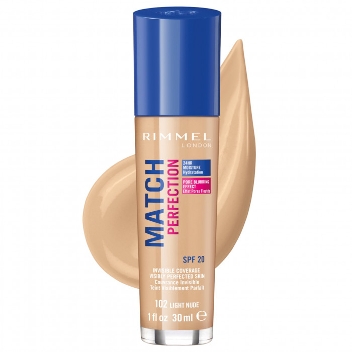 RIMMEL MATCH PERFECTION FOUNDATION 102