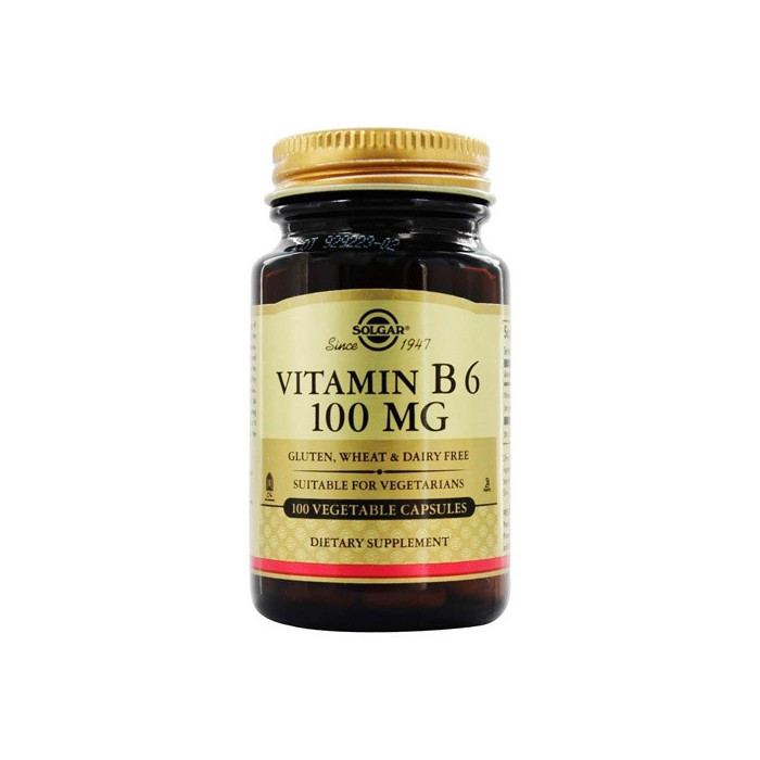 VIT B6(PIRIDOXINA)100MG.(100)CÁPS.VEG. (42*18,6GR)