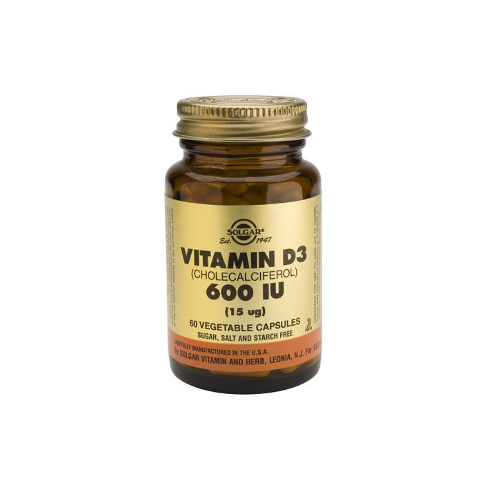 VIT D3 600 UI(15MCG.)(60)CÁPS.VEG.