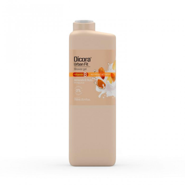 DICORA UF SHOWER GEL VITAMIN B ALMONDS&NUTS 1000ML