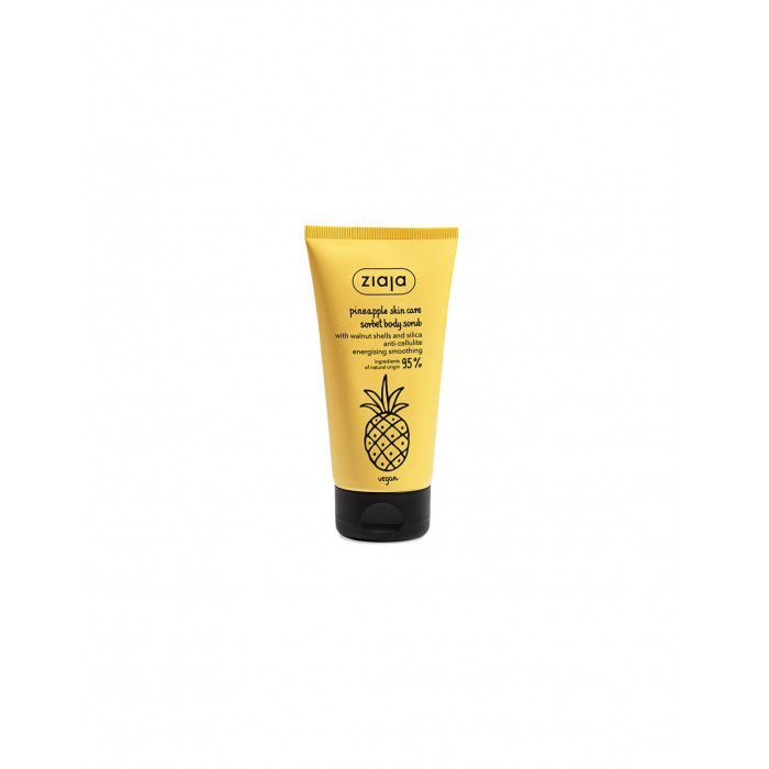 PIÑA EXFOLIANTE CORPORAL ANTICELULITICO CON CÁSCARAS DE NUEZ Y SILICE 160 ML