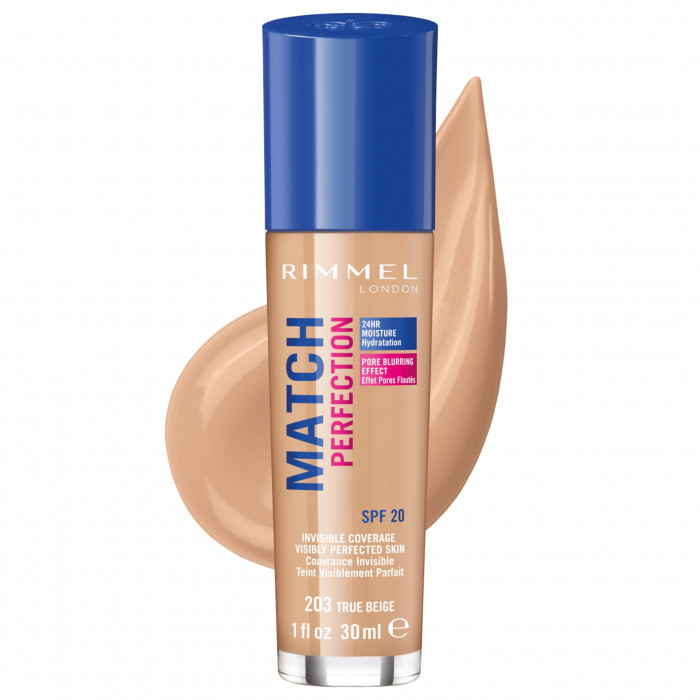 RIMMEL MATCH PERFECTION FOUNDATION 203