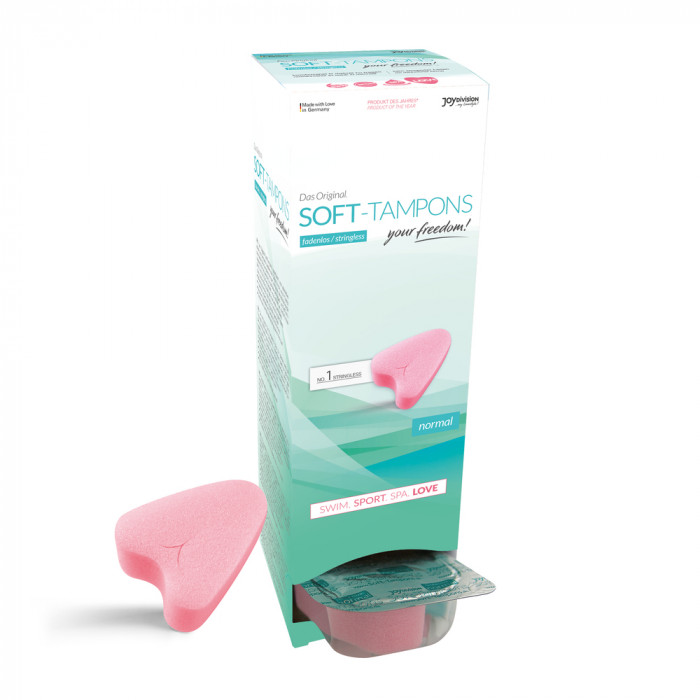 SOFT-TAMPONS NORMAL, CAJA DISPENSADORA DE 10