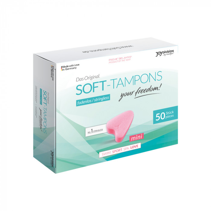 SOFT-TAMPONS MINI, CAJA DE 50