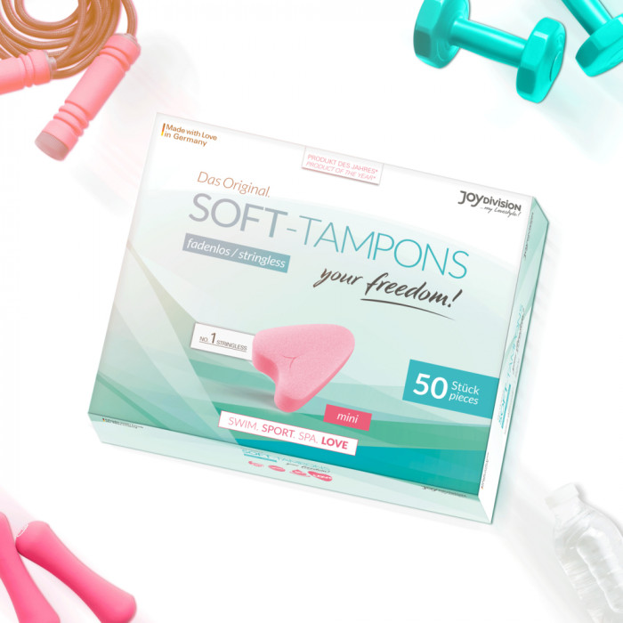 SOFT-TAMPONS MINI, CAJA DE 50