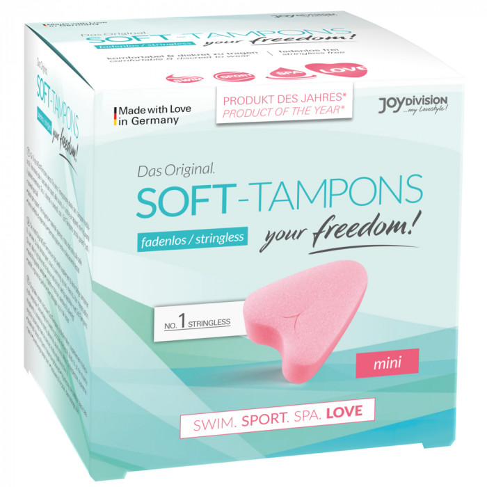 SOFT-TAMPONS MINI, CAJA DE 3