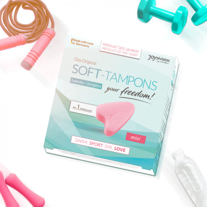 SOFT-TAMPONS MINI, CAJA DE 3