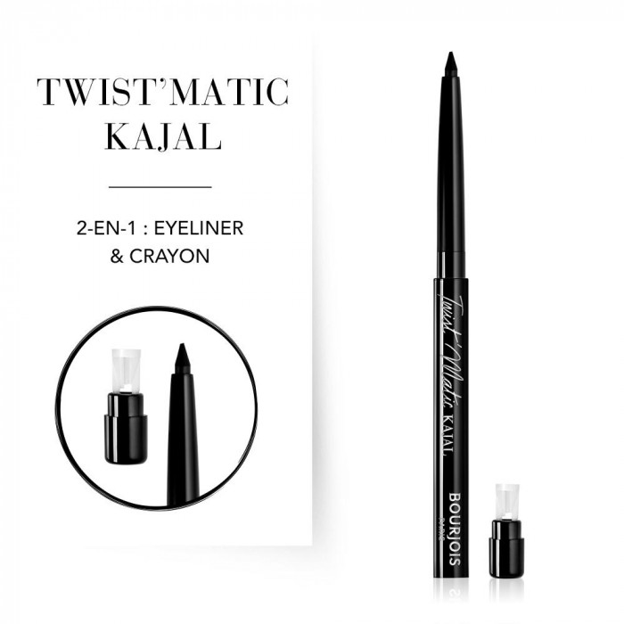 BOURJOIS TWIST MATIC KAJAL 01 CHARKOHL