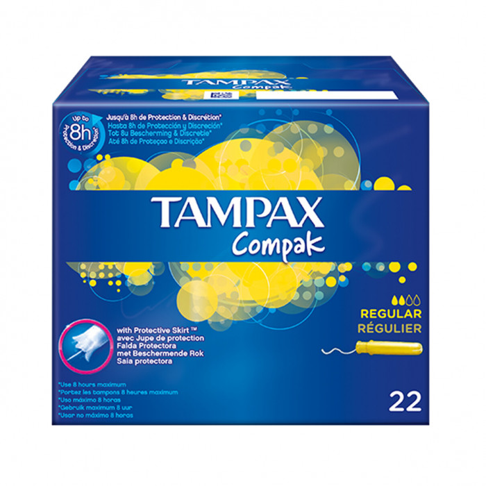 TAMPAX COMPAK REGULAR 22 UND.