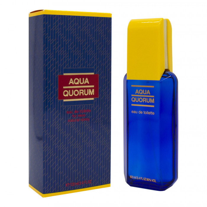 QUORUM AQUA EAU DE TOILETTE FOR MEN 100ML VAPORIZADOR