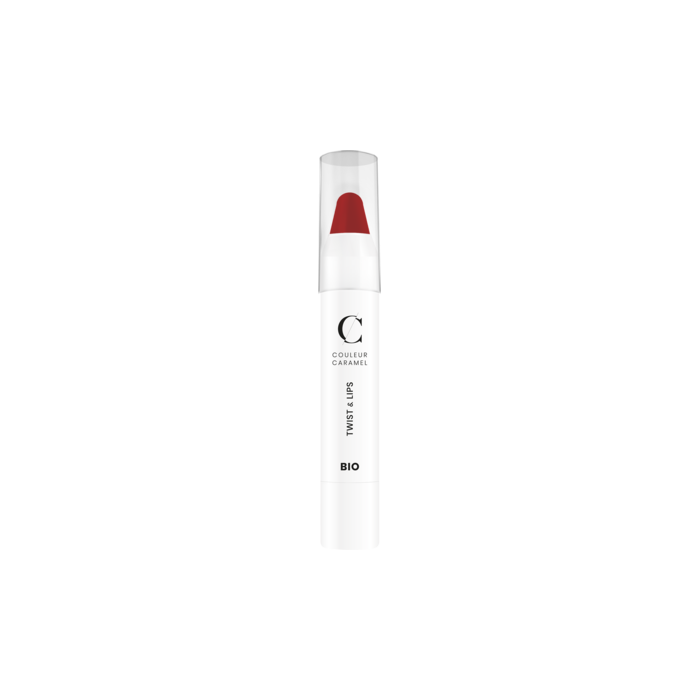 COULEUR CARAMEL TWIST&LIPS BARRA DE LABIOS 407 GLOSSY RED 1UN