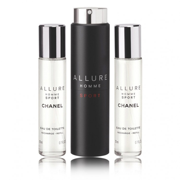 ALLURE HOMME SPORT EDT VAPO REFILLABLE 3 X 20 ML