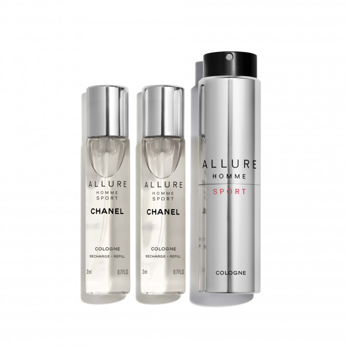 ALLURE HOMME SPORT COLOGNE VAPO REFILLABLE 3 X 20 ML