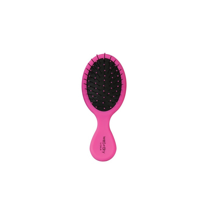 WET-N-DRY MINI HAIR BRUSH (HOT PINK)