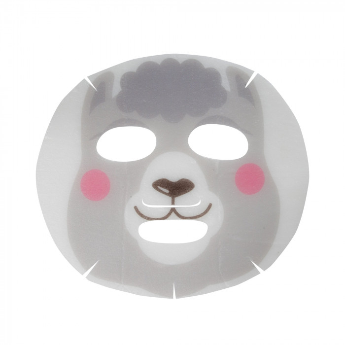 BRIGHTEN UP, SKIN! ANIMATED LLAMA FACE MASK