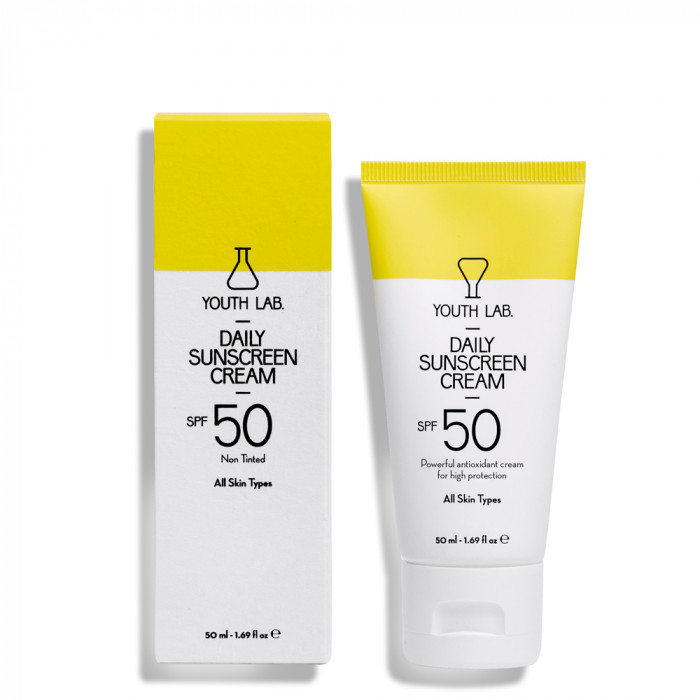 DAILY SUNSCREEN CREAM SPF50 NOT TINTED ALL SKIN TYPES 50ML