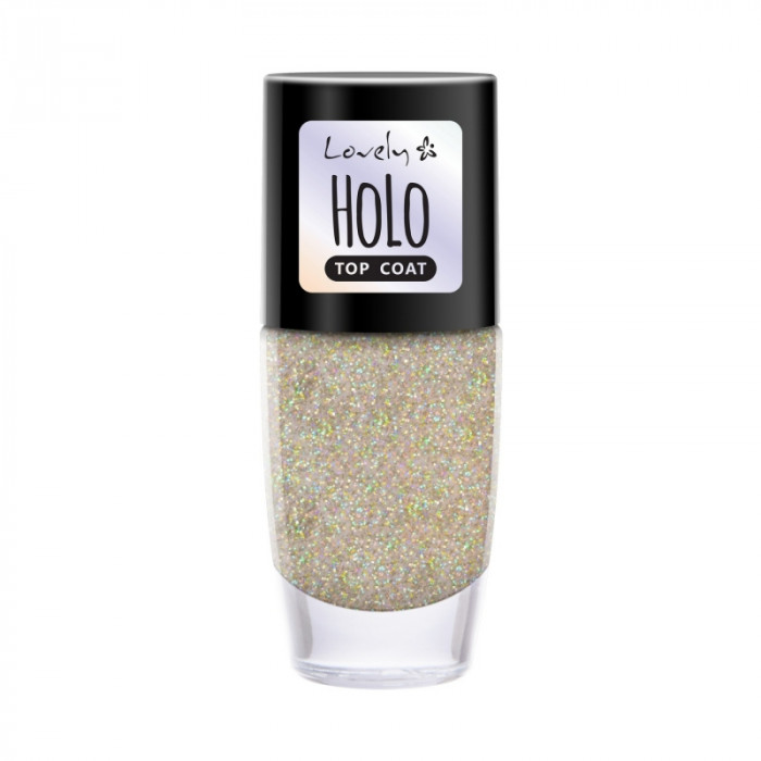 LOVELY NAIL POLISH TOP COAT HOLO