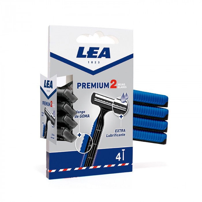 LEA PREMIUM 2 HOJAS MAQUINILLA DESECHABLE