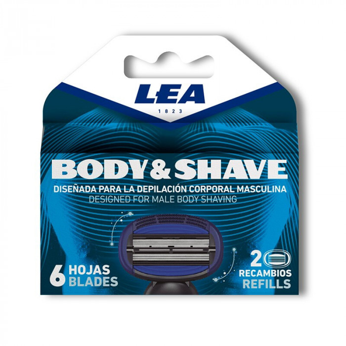 LEA BODY & SHAVE RECAMBIOS DEPILACION MASCULINA