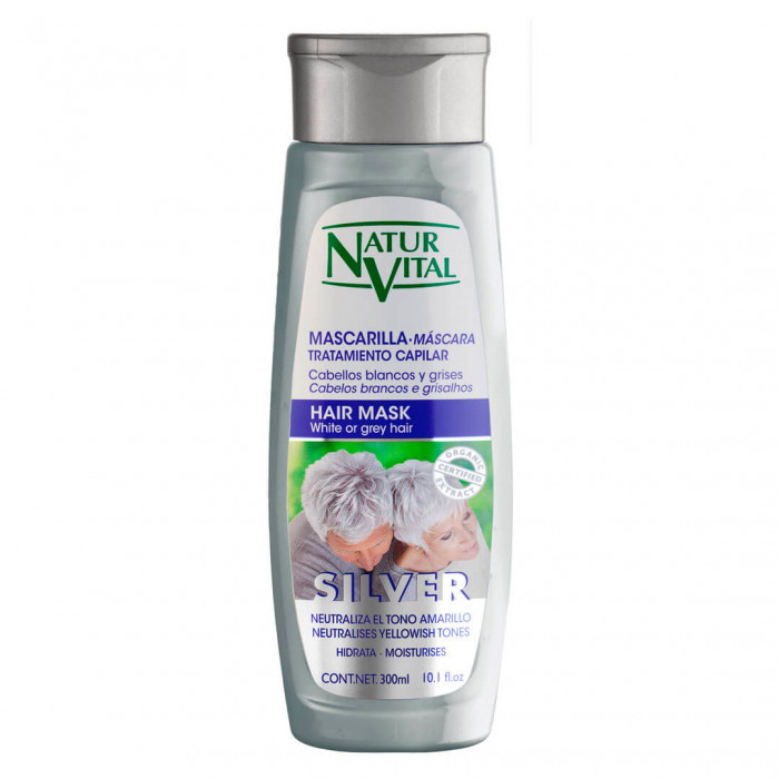 MASCARILLA SILVER WHITE OR GRAY HAIR 300 ML