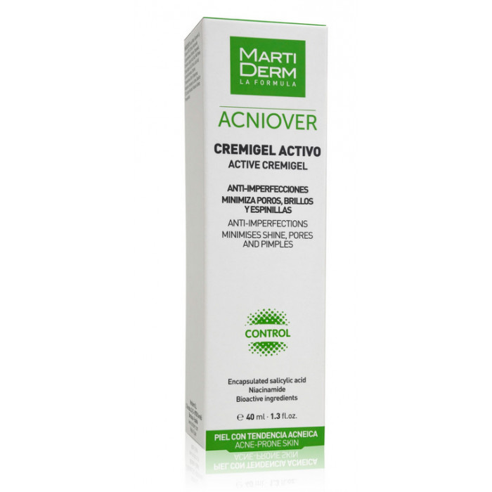 ACNIOVER CREMIGEL ACTIVO PIEL GRASA Y ACNEICA 40 ML