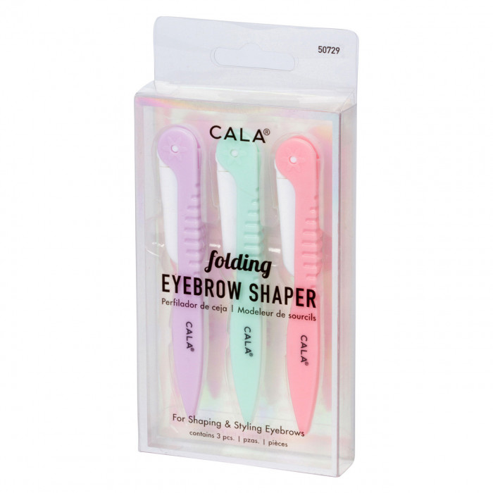 CALA FOLDING EYEBROW SHAPER (3PCS / PK)