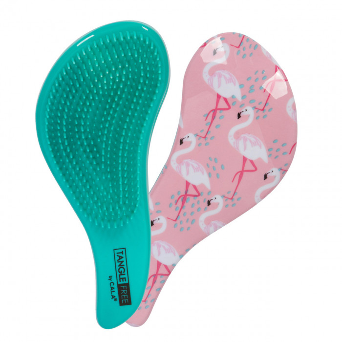 NEW TANGLE-FREE HAIR BRUSH (FLAMINGO PINK)