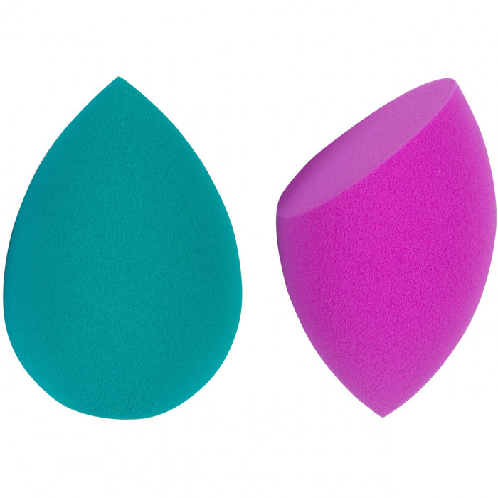 DUO MAKE-UP BLENDING SPONGES (TEAL / PURPLE)