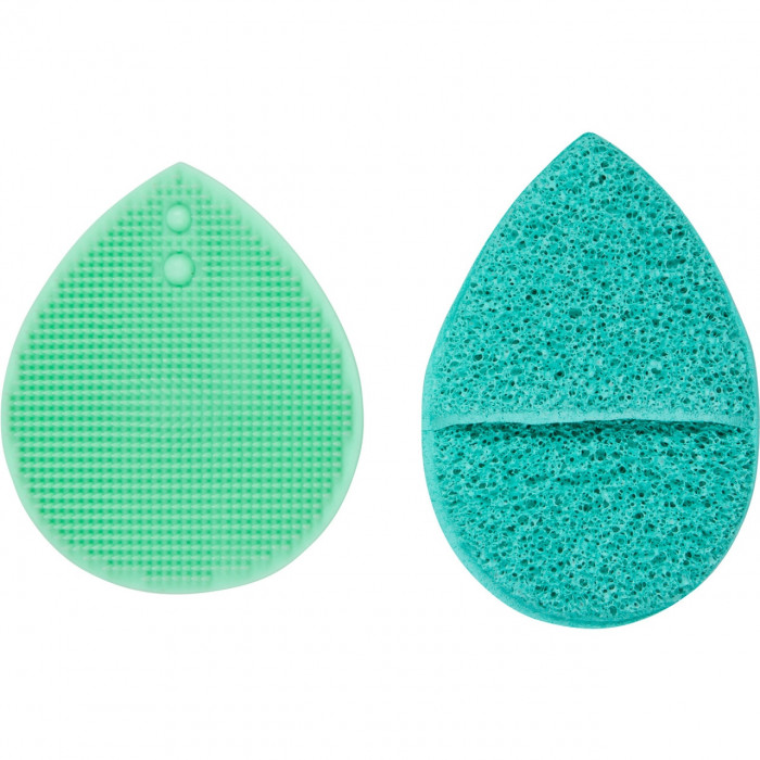 FACIAL EXFOLIATORS DUO (MINT)