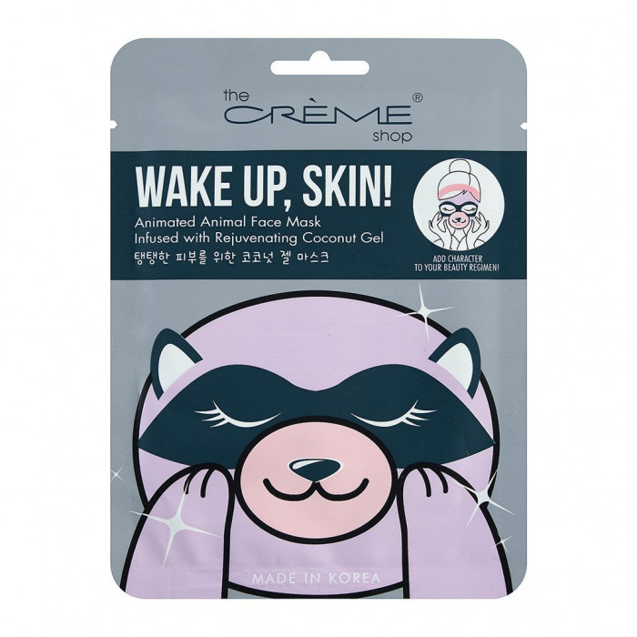 WAKE UP, SKIN! RACCOON FACIAL MASK - COCONUT GEL & HIALURONIC ACID