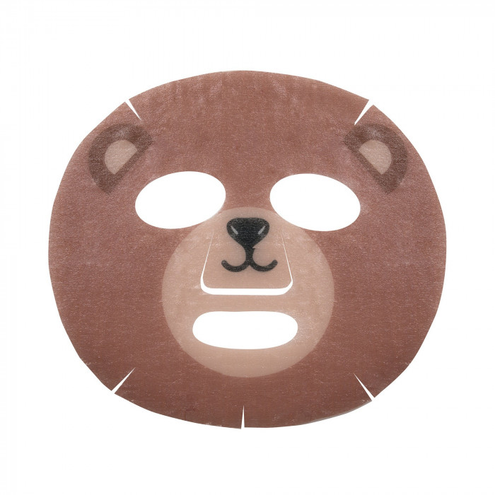 SOFTEN UP, SKIN! ANIMATED BEAR FACE MASK